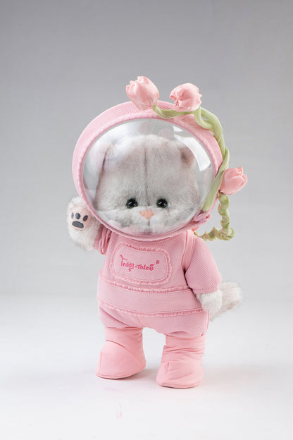 Lina Meow Pinky Sweetheart with Tulip Astronaut Outfit (25-32CM)