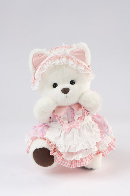 Lina Bear Tulip Pink Dress(30cm)