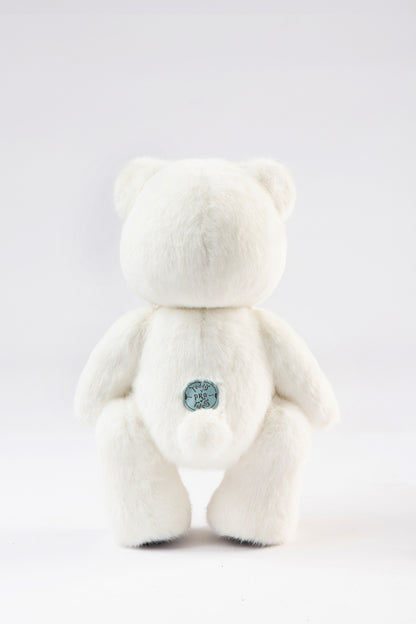 Lina Bear Long Hair White Bear(30cm)