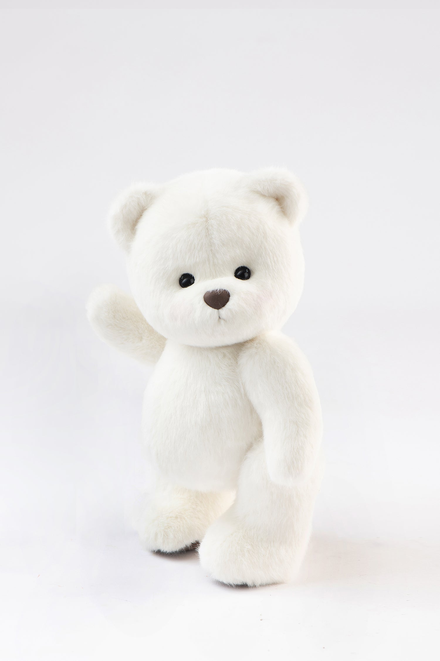 Lina Bear Long Hair White Bear(30cm)