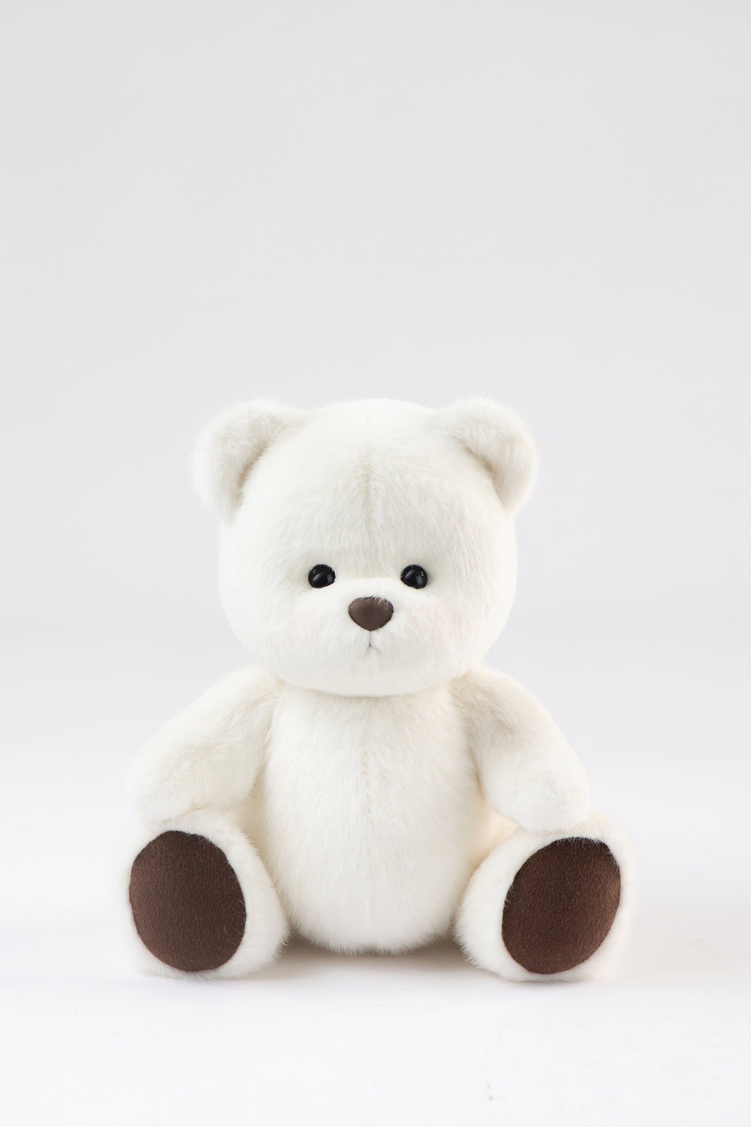 Lina Bear Long Hair White Bear(30cm)