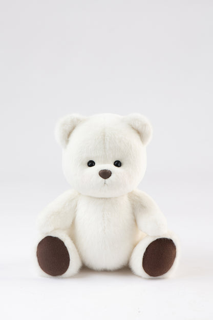 Lina Bear Long Hair White Bear(30cm)