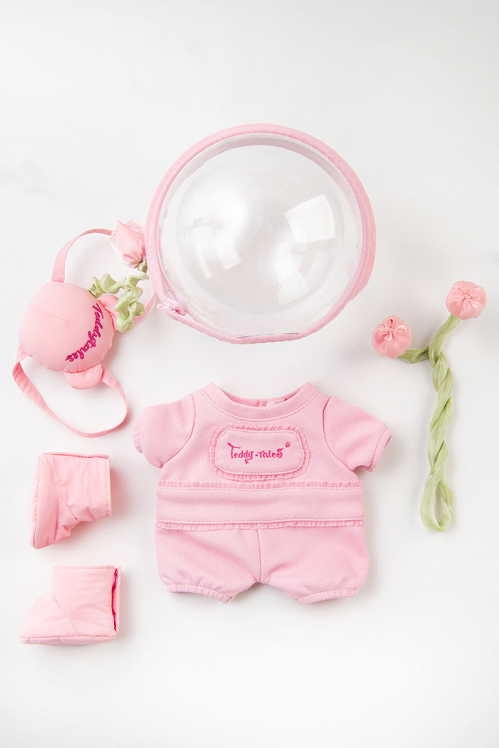 Lina Meow Pinky Sweetheart with Tulip Astronaut Outfit (25-32CM)