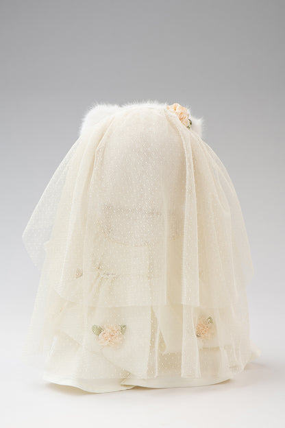 Lina Bear Love Story Bear Cream Bride Dress(30cm)
