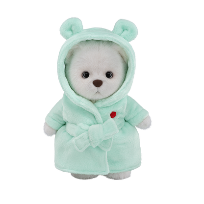 Mint Bathrobe for 38cm baby