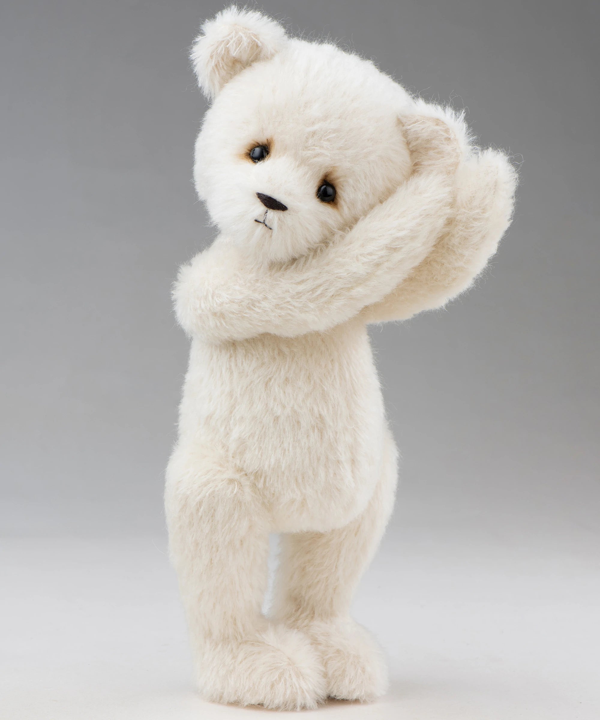 Mohair Bear-Classic-Ivory White-L(36cm)