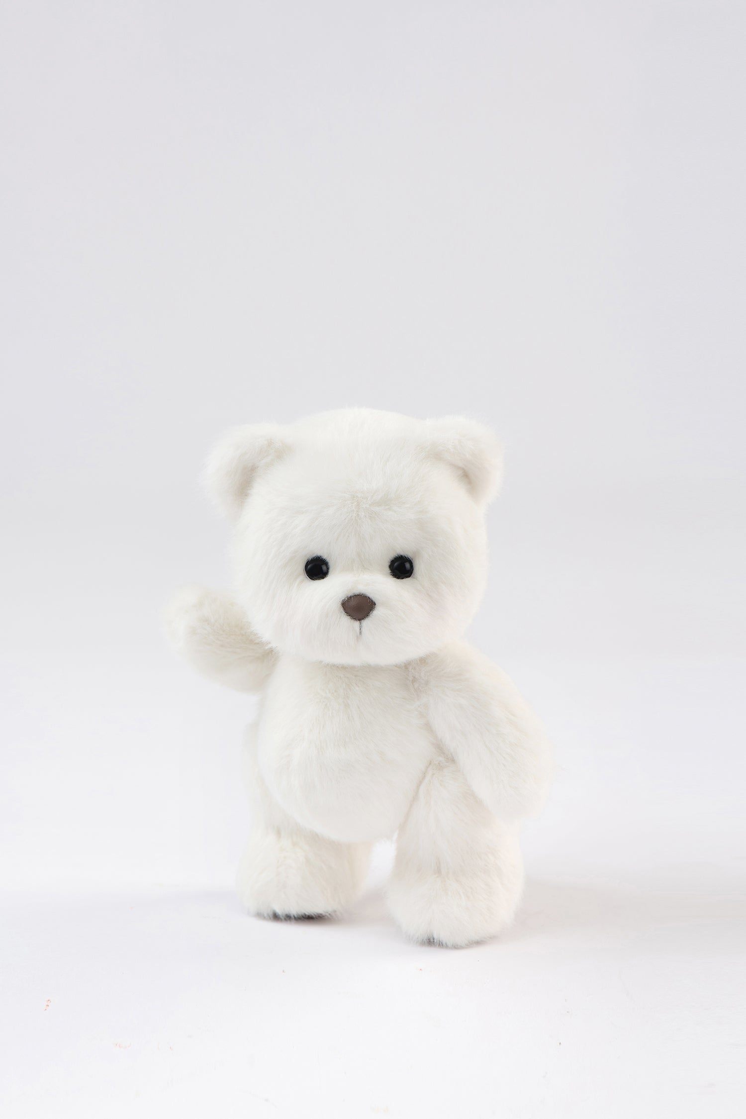 Lina Bear Long Hair White Bear(20cm)