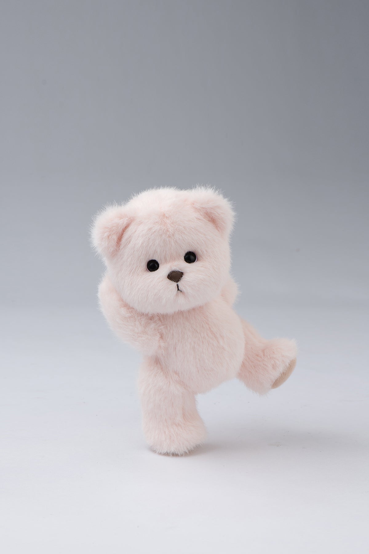 Lina Bear Long Hair Soft Pink Bear(20cm)
