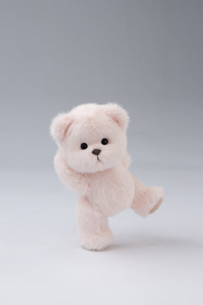 Lina Bear Long Hair Soft Pink Bear(20cm)