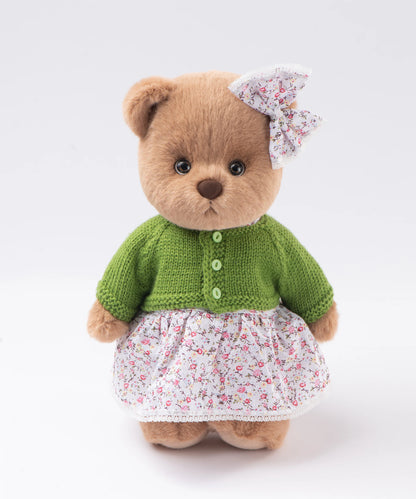 ぬいぐるみベア モモ 衣装付き (30cm)