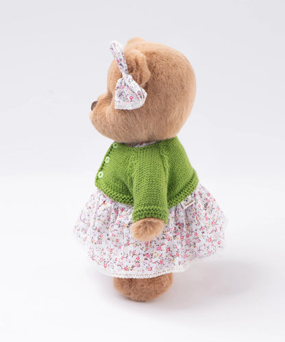ぬいぐるみベア モモ 衣装付き (30cm)