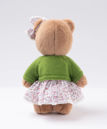 ぬいぐるみベア モモ 衣装付き (30cm)