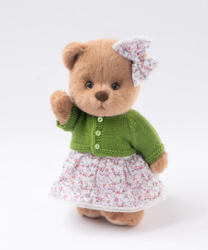 ぬいぐるみベア モモ 衣装付き (30cm)