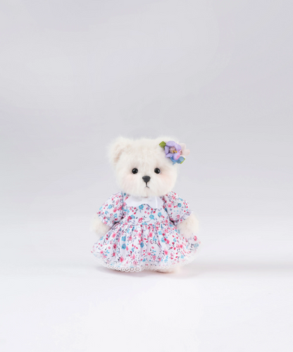 Geschichte Bär-Lina Bär-'Nezabudka Vergissmeinnicht'-XS(15cm)
