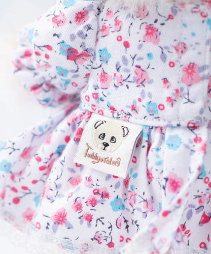 Geschichte Bär-Lina Bär-'Nezabudka Vergissmeinnicht'-XS(15cm)