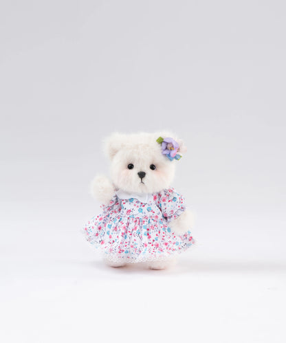 Geschichte Bär-Lina Bär-'Nezabudka Vergissmeinnicht'-XS(15cm)