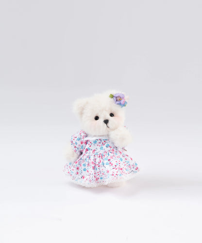 Geschichte Bär-Lina Bär-'Nezabudka Vergissmeinnicht'-XS(15cm)