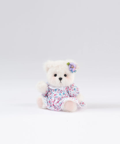 Geschichte Bär-Lina Bär-'Nezabudka Vergissmeinnicht'-XS(15cm)