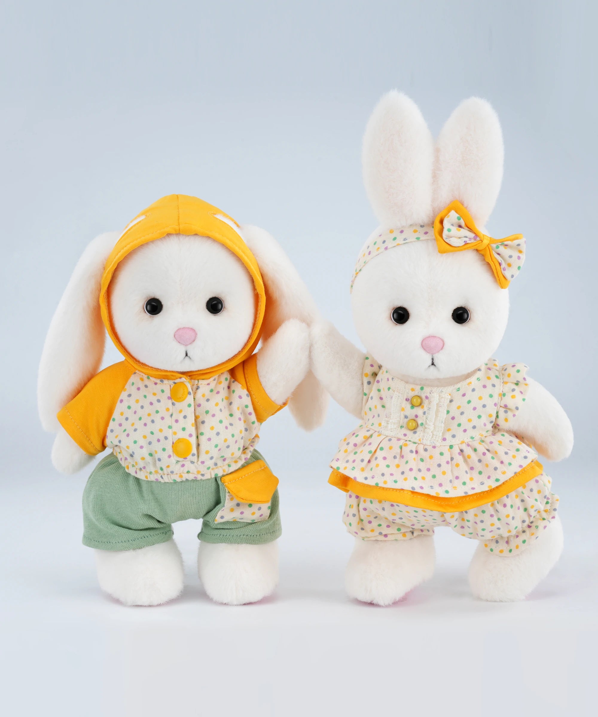 Summer Daisy Orange Polka Dot Outfit Set-S(20cm)