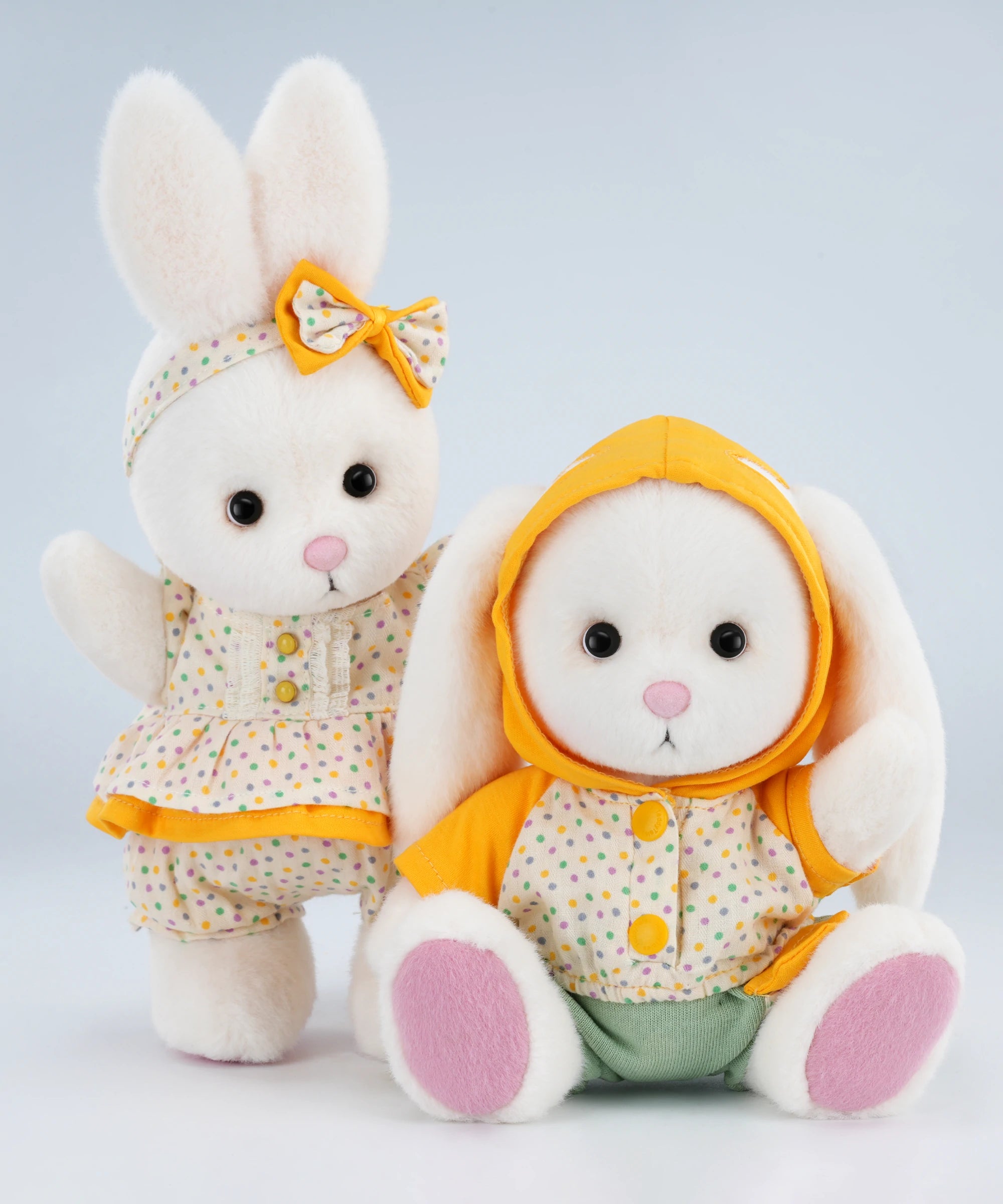 Summer Daisy Orange Polka Dot Outfit Set-S(20cm)