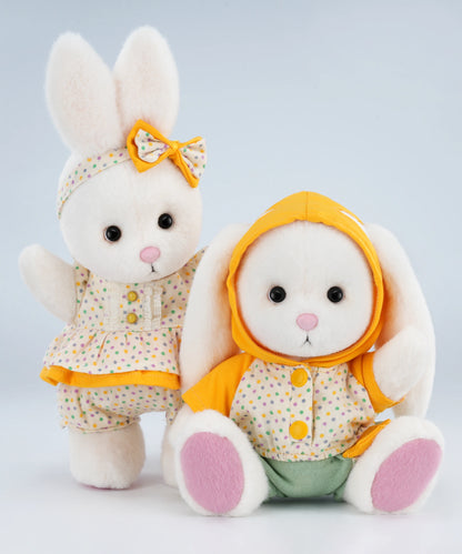 Summer Daisy Orange Polka Dot Outfit Set-S(20cm)