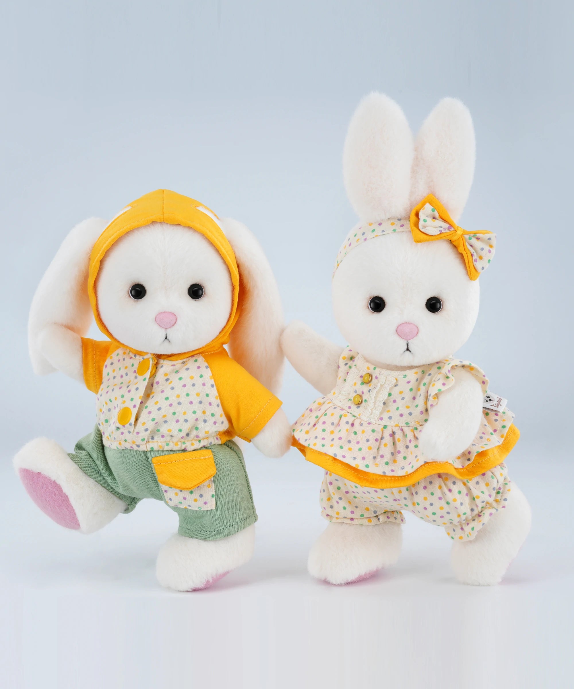 Summer Daisy Orange Polka Dot Outfit Set-S(20cm)