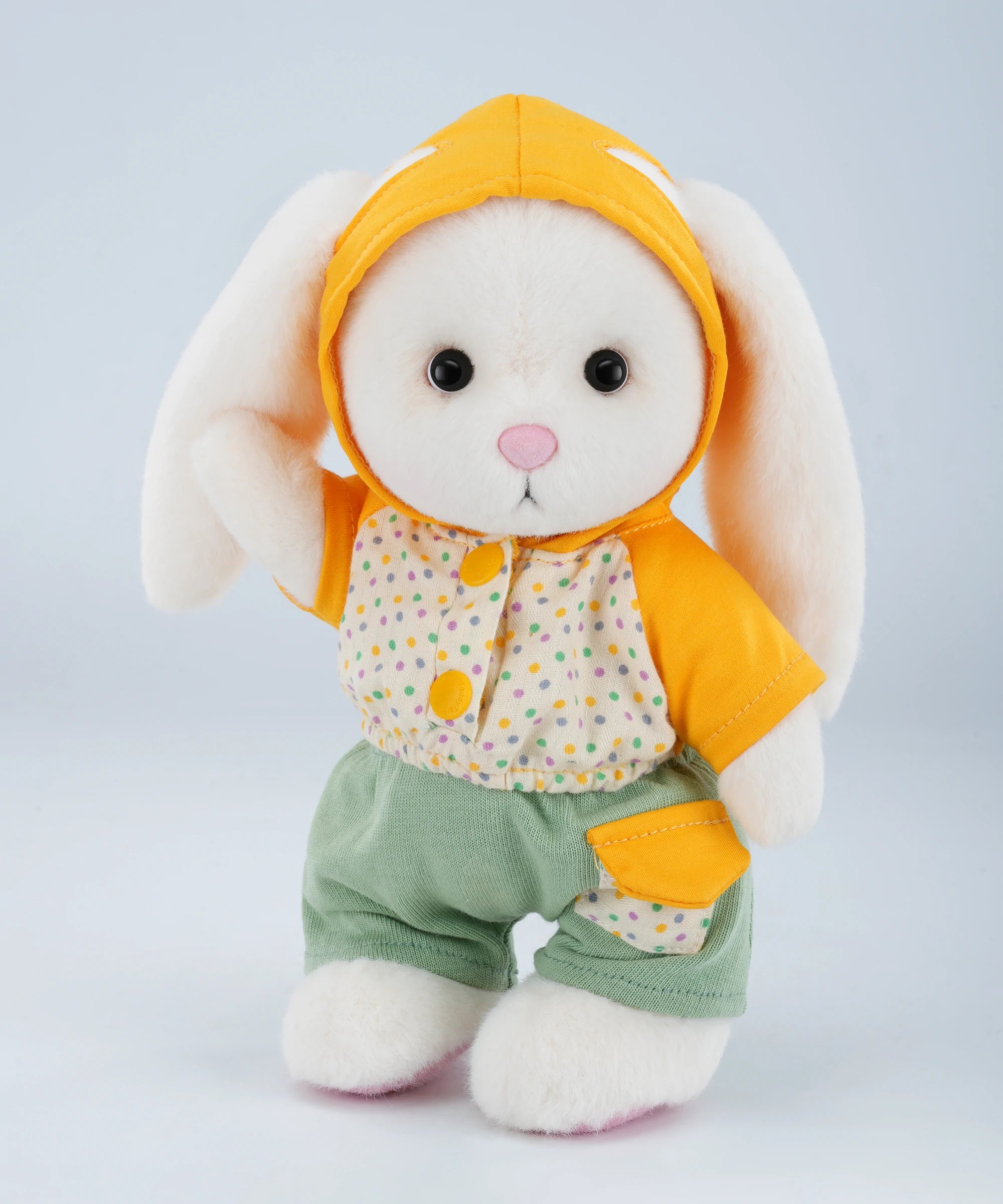 Summer Daisy Orange Polka Dot Outfit Set-S(20cm)