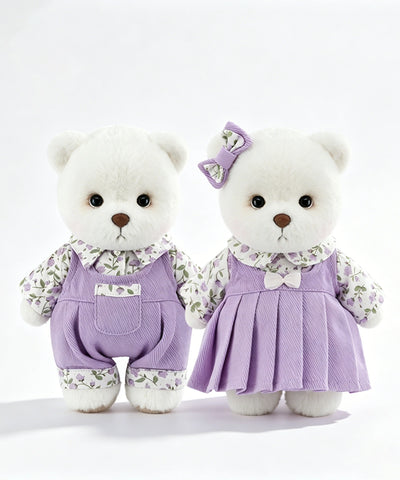 すみれの花柄衣装セット-S(20cm)
