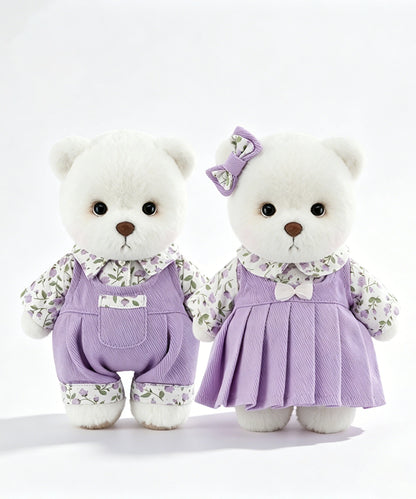Violet Floral Outfit Set-S(20cm)
