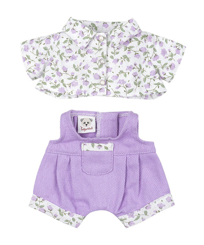 Violet Floral Outfit Set-S(20cm)