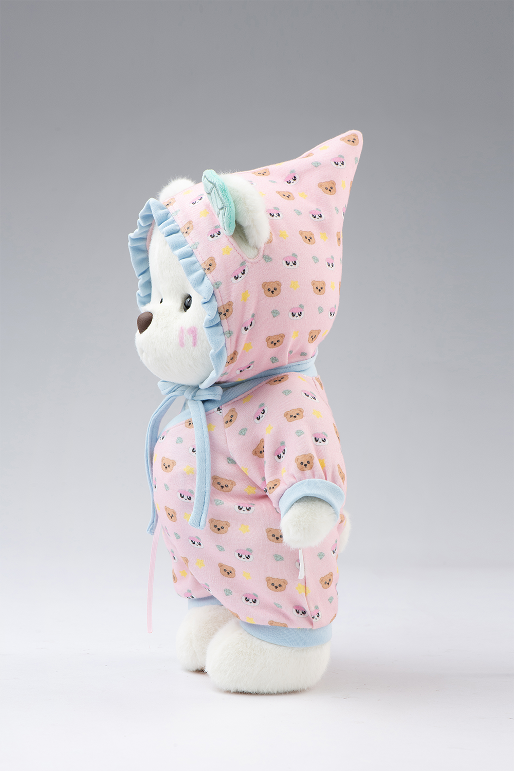 TeddyTales × Seventeen BongBong Bear with Pink Babysuit(30cm)