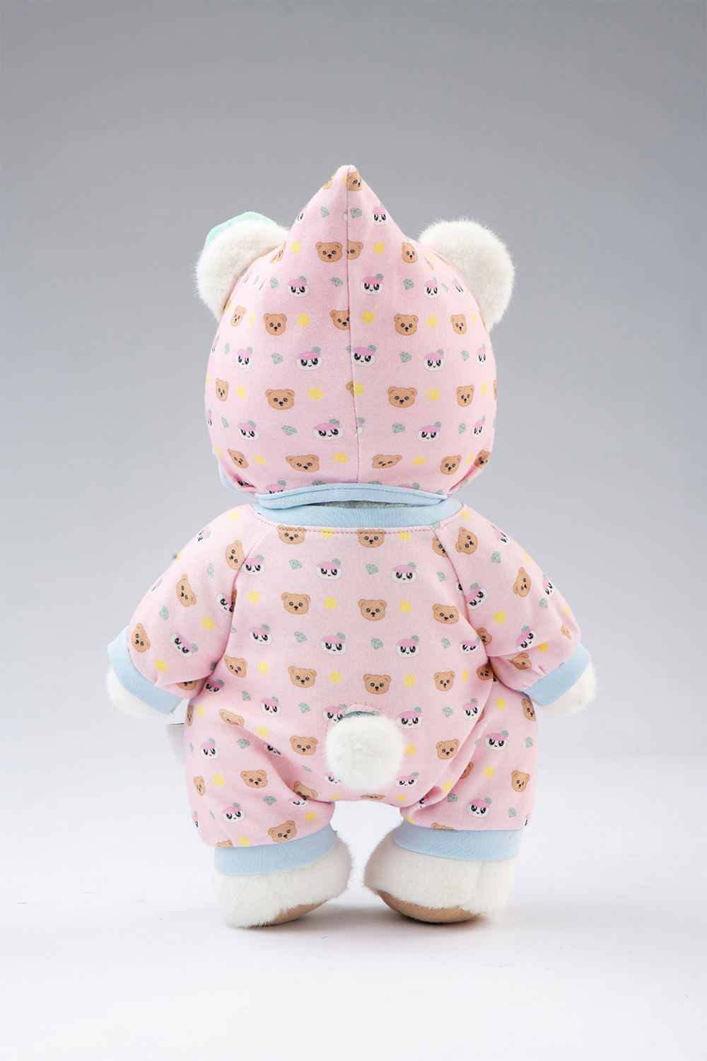 TeddyTales × Seventeen BongBong Bear with Pink Babysuit(30cm)
