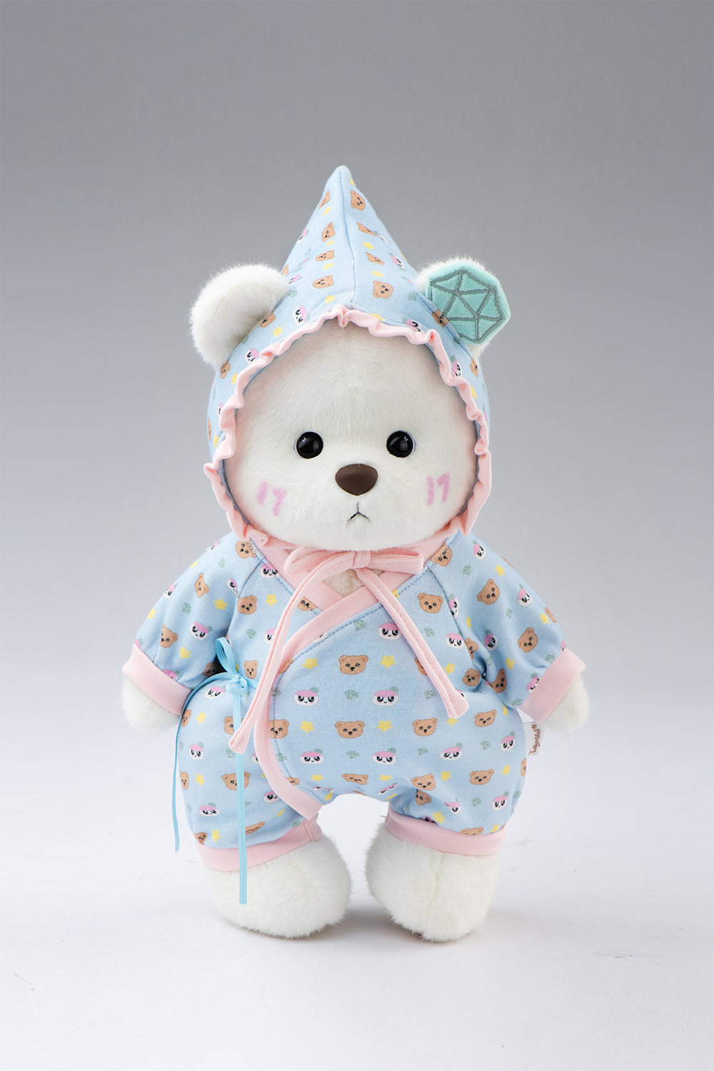 TeddyTales × Seventeen BongBong Bear with Blue Babysuit(30cm)
