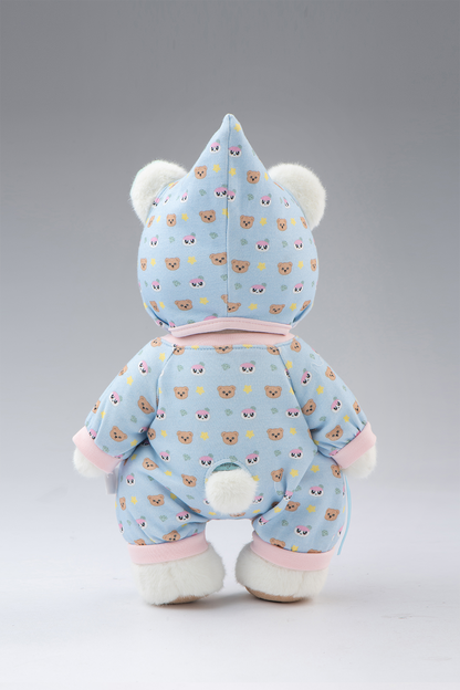 TeddyTales × Seventeen BongBong Bear with Blue Babysuit(30cm)