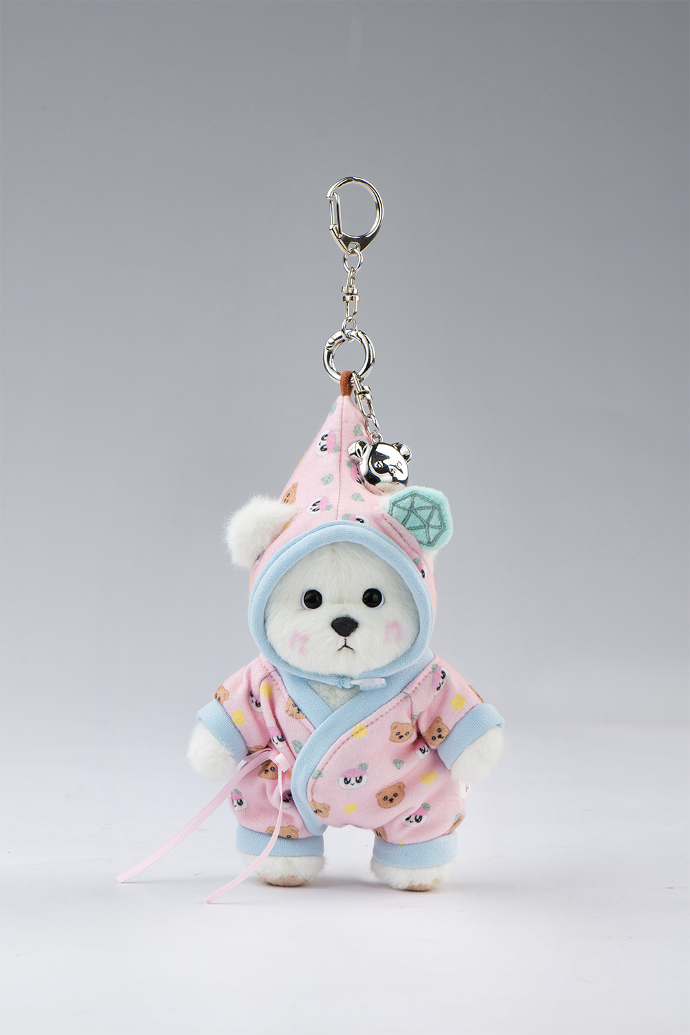 TeddyTales × Seventeen BongBong Bear with Pink Babysuit(15cm)