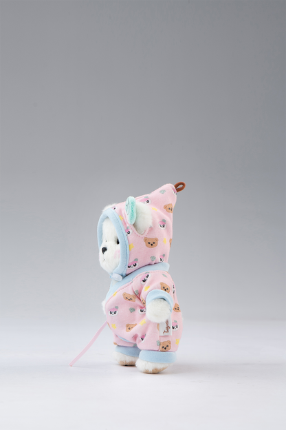 TeddyTales × Seventeen BongBong Bear with Pink Babysuit(15cm)