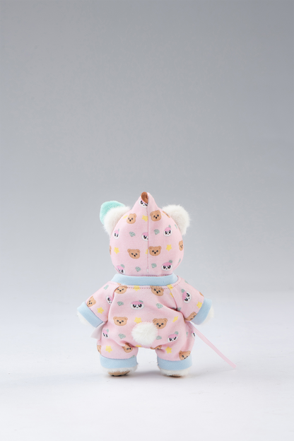 TeddyTales × Seventeen BongBong Bear with Pink Babysuit(15cm)
