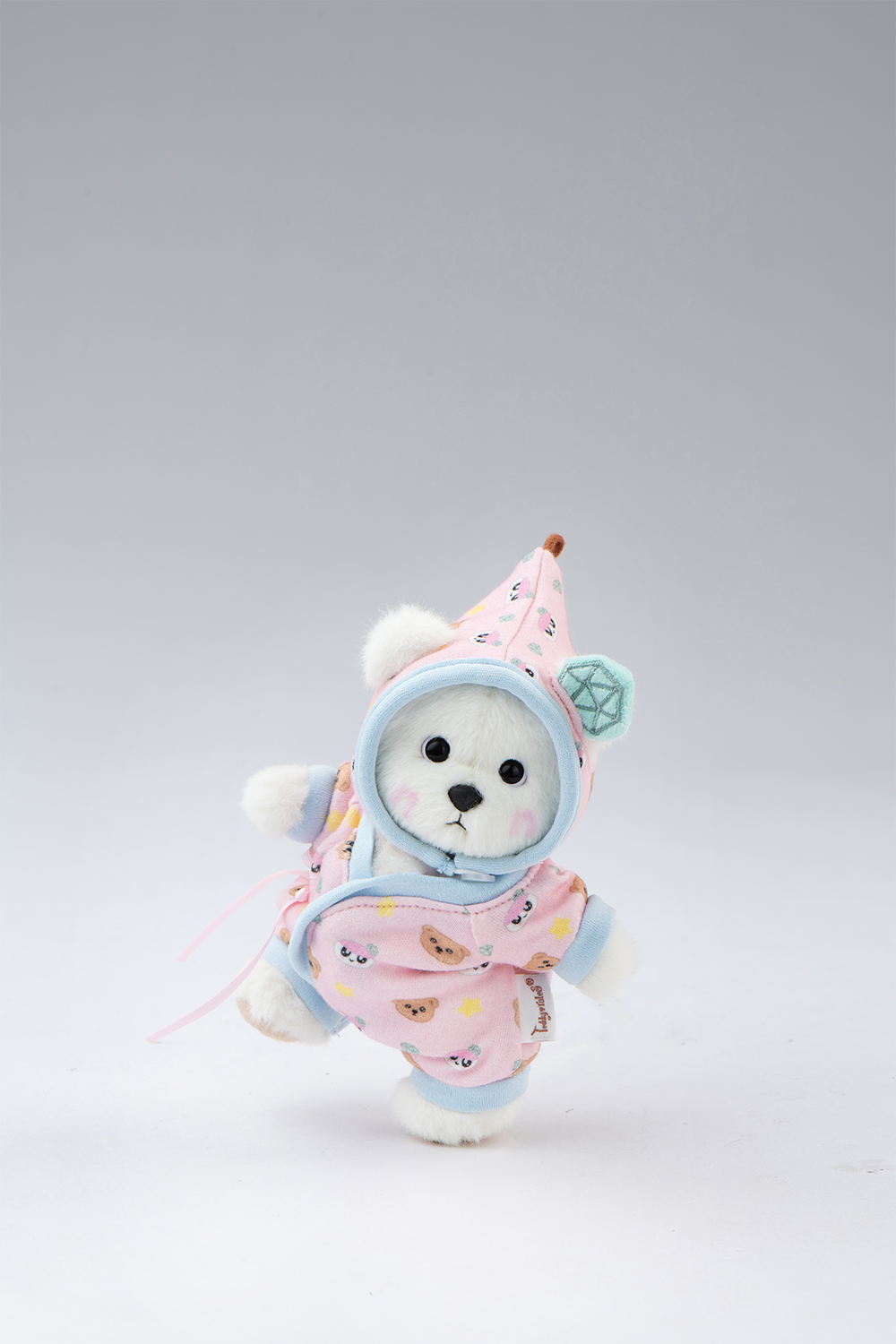 TeddyTales × Seventeen BongBong Bear with Pink Babysuit(15cm)