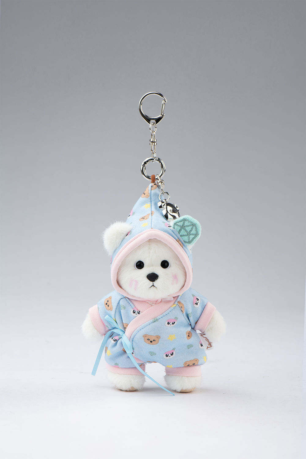 TeddyTales × Seventeen BongBong Bear with Blue Babysuit(15cm)