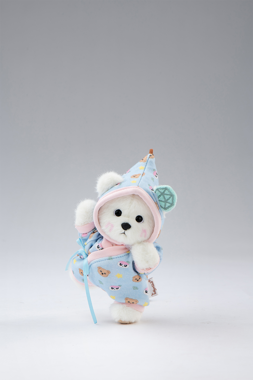 TeddyTales × Seventeen BongBong Bear with Blue Babysuit(15cm)