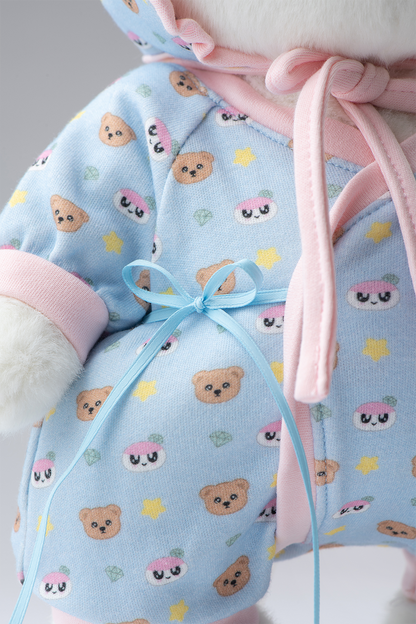 TeddyTales × Seventeen BongBong Bear with Blue Babysuit(15cm)