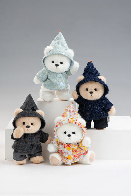 Lina Bear Pocket Series - La Côte de Lina Ocean Heart Blue Suit (15CM)