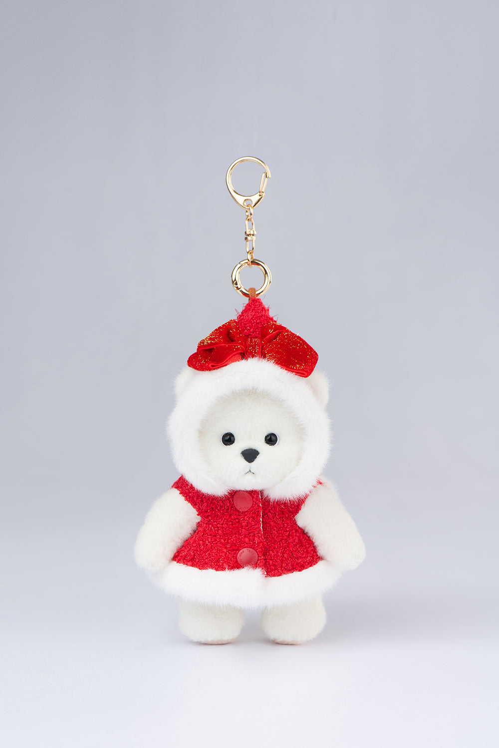 Lina Bear Pocket Series - Christmas Hood with Bow Suit (15CM)