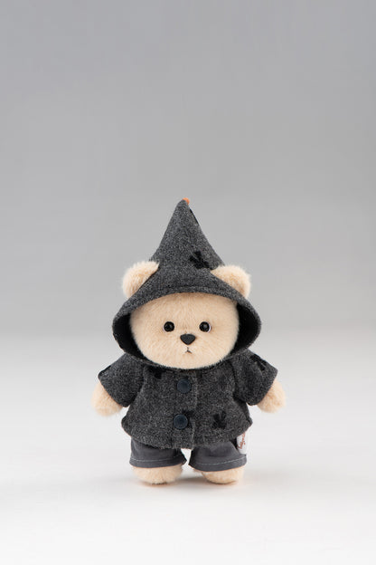 Lina Bear Pocket Series - La Côte de Lina Mist Veil Gray Suit (15CM)
