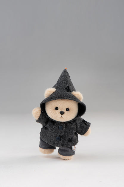Lina Bear Pocket Series - La Côte de Lina Mist Veil Gray Suit (15CM)