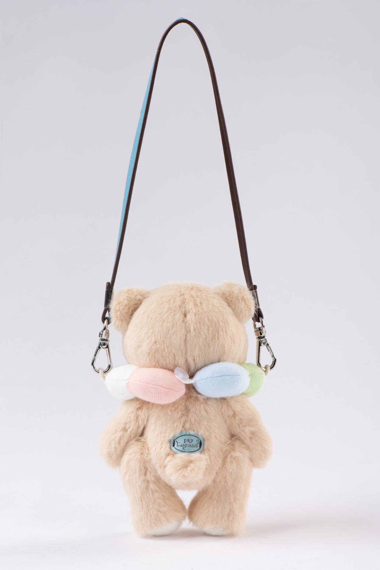 Lina Bear Pocket Series - Rainbow Flower Milk Tea Bear with Collar (15cm)