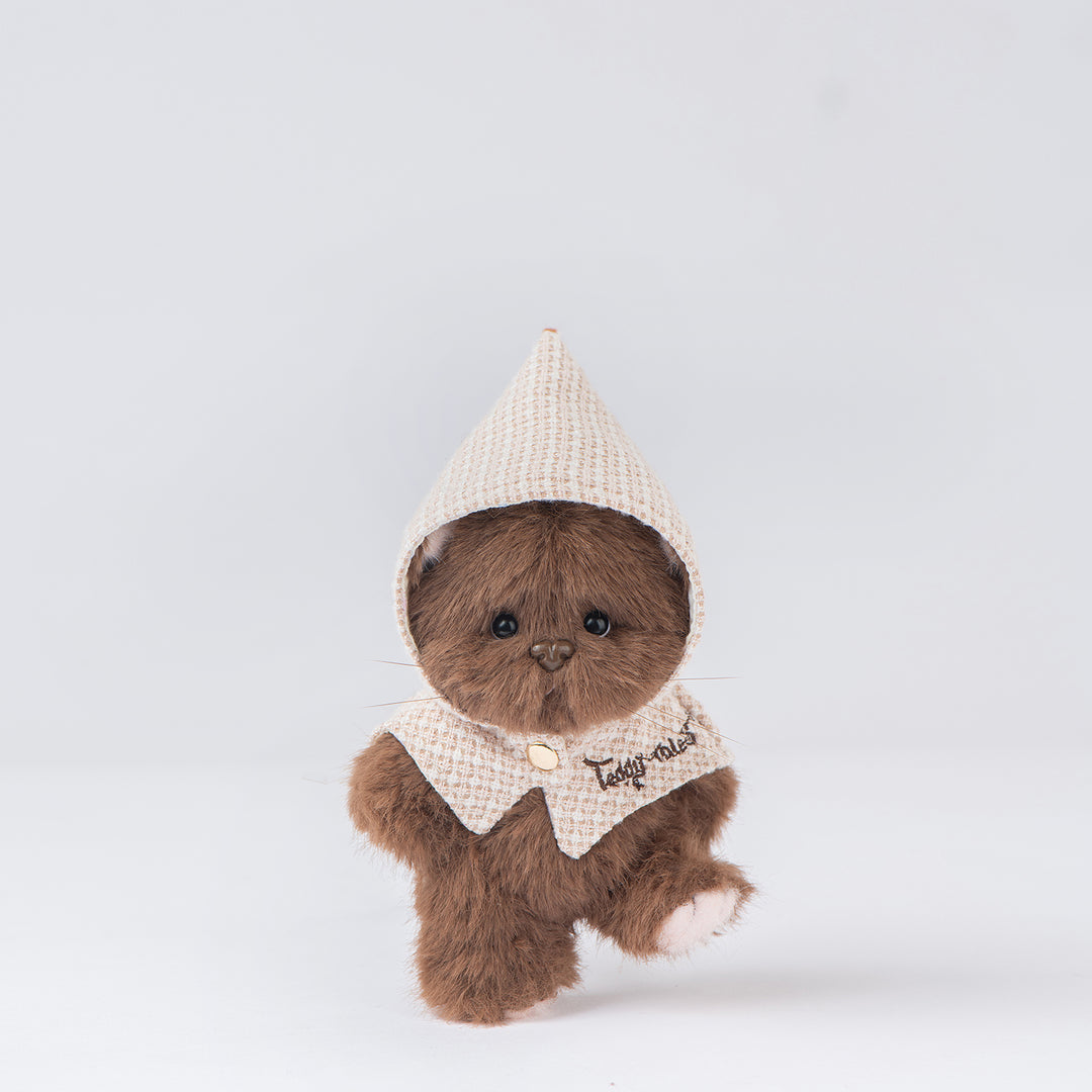 Pocket Series Lina Meow Tiramisu Kitten with Khaki Cloak (12cm)