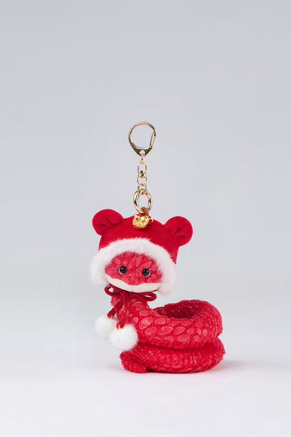 Lina Snake - Christmas Red with Red Hat (10cm)