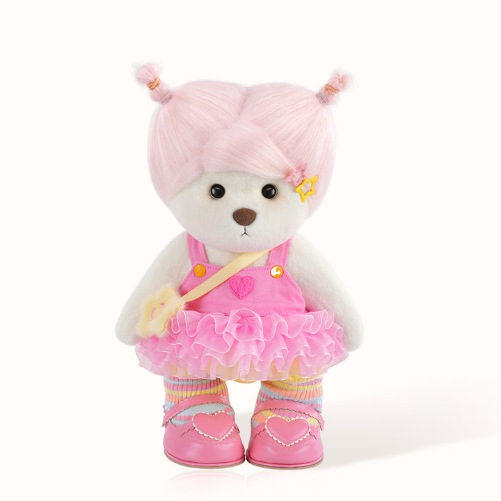 TeddyTales-Pink Dopamine Dress Set (M Size)