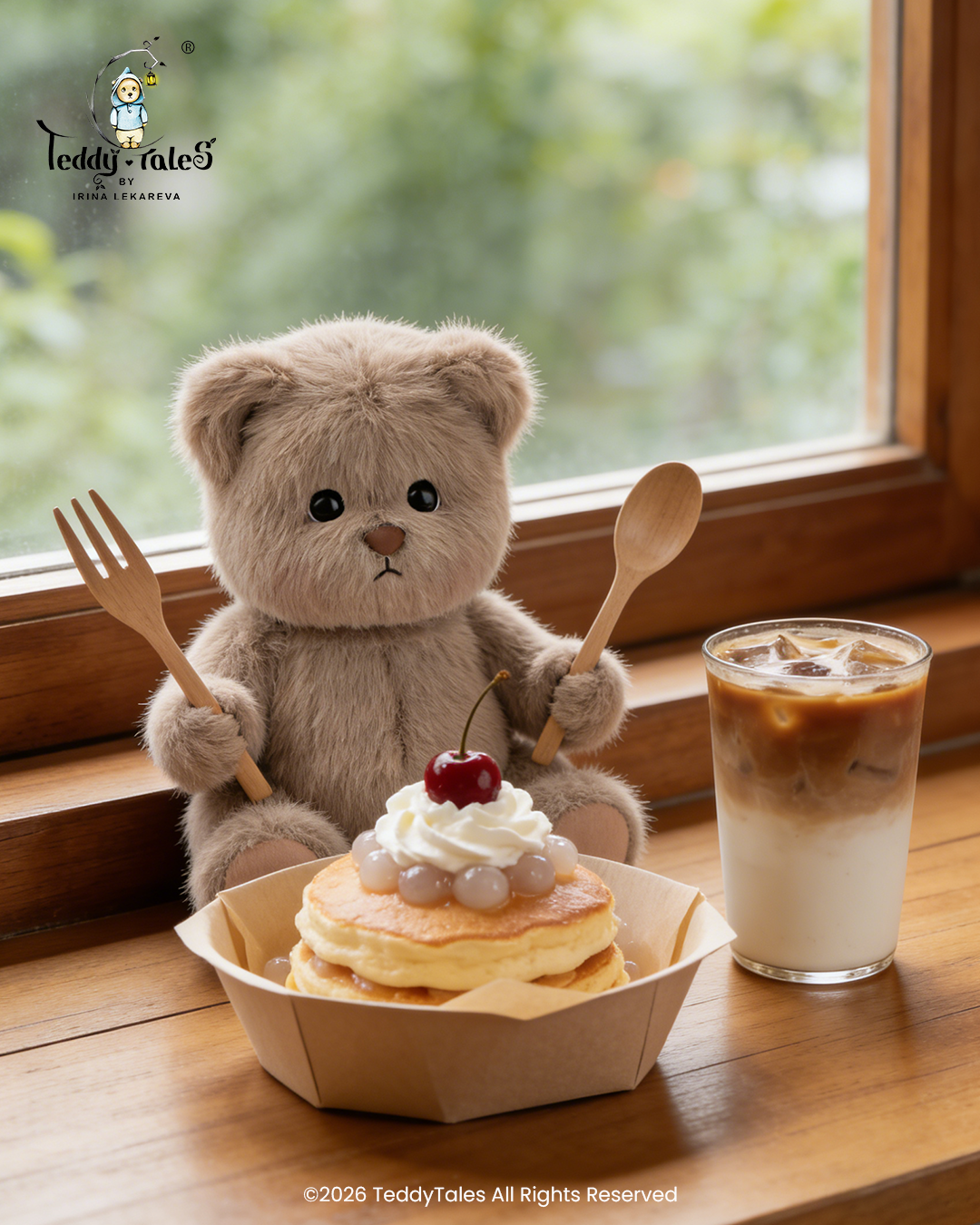 Lina Bear Milk Custard  S(±20cm)